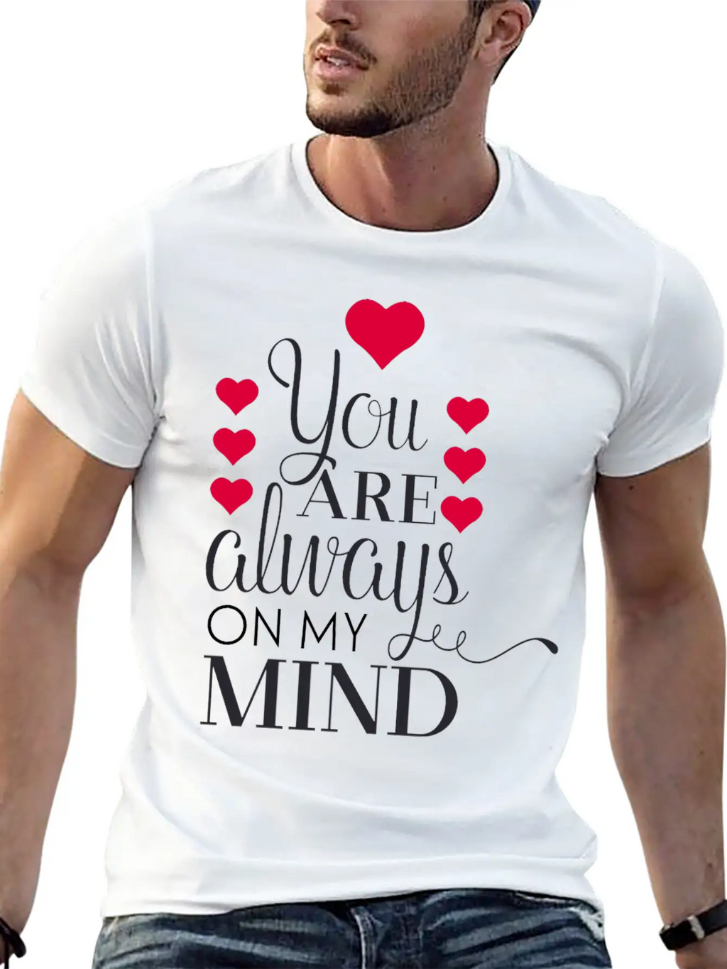 Always On My Mind Stylish Everyday T-Shirt – Unisex Basic Cotton Tee