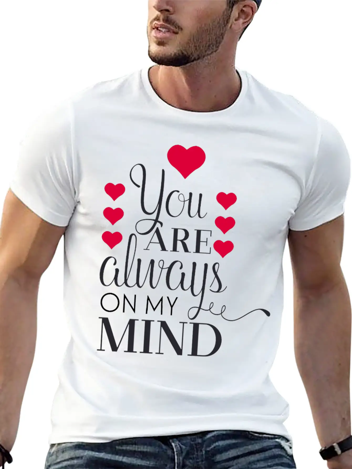 Always On My Mind Stylish Everyday T-Shirt – Unisex Basic Cotton Tee