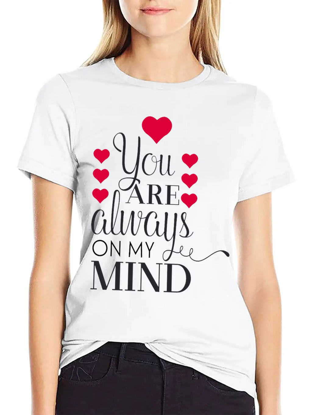 Always On My Mind Stylish Everyday T-Shirt – Unisex Basic Cotton Tee