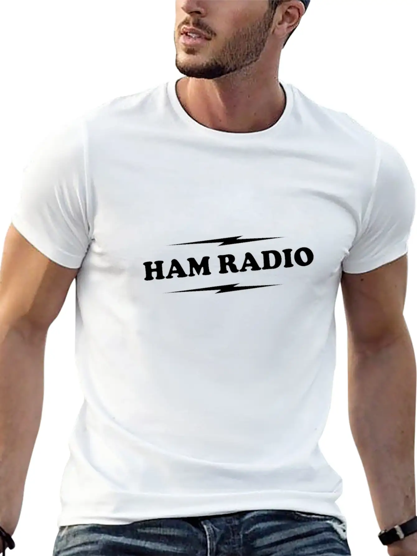 Amateur Ham Radio Dad Grandpa Gift Unisex Casual T-Shirt – Clean Design For Daily Comfort