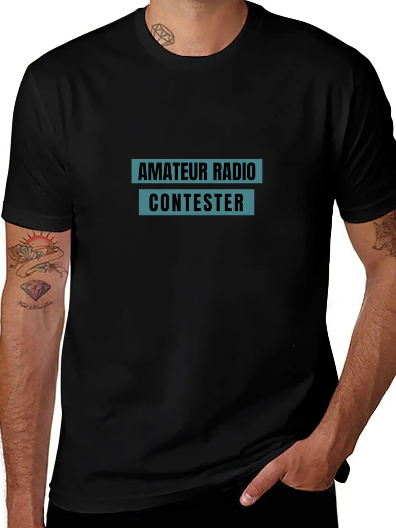 Amateur Radio Contester Unisex Short Sleeve Soft Cotton T-Shirt – Casual Everyday Wear