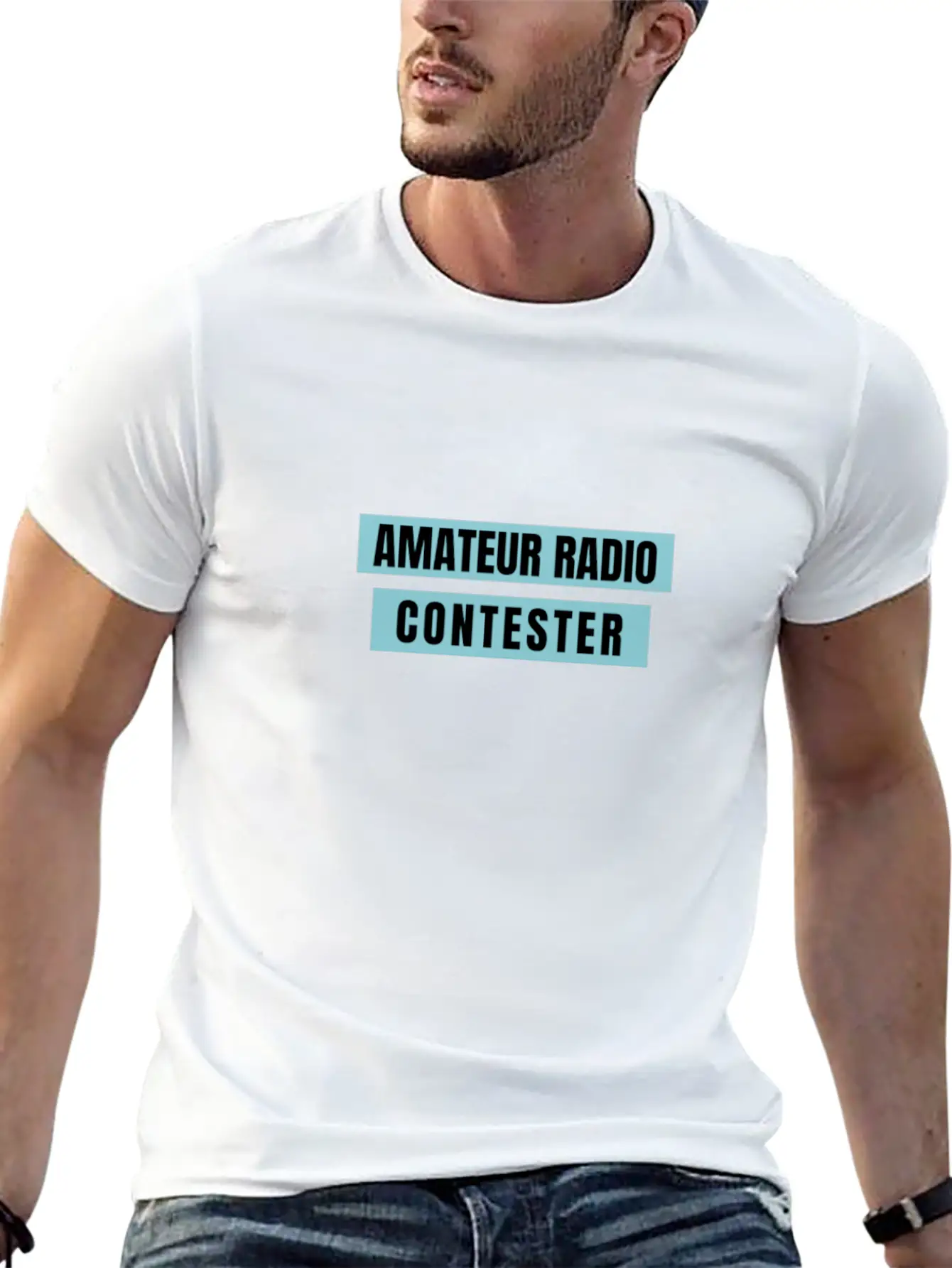 Amateur Radio Contester Unisex Short Sleeve Soft Cotton T-Shirt – Casual Everyday Wear