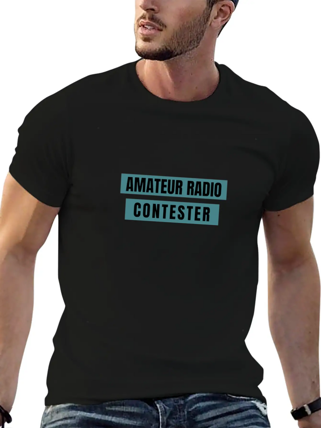Amateur Radio Contester Unisex Short Sleeve Soft Cotton T-Shirt – Casual Everyday Wear