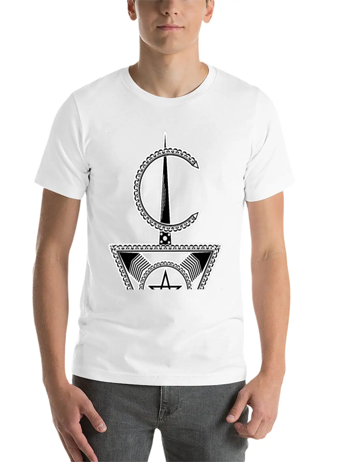 Amazigh Symbol Of Jewelry And Culture Stylish Everyday T-Shirt – Unisex Basic Cotton Tee
