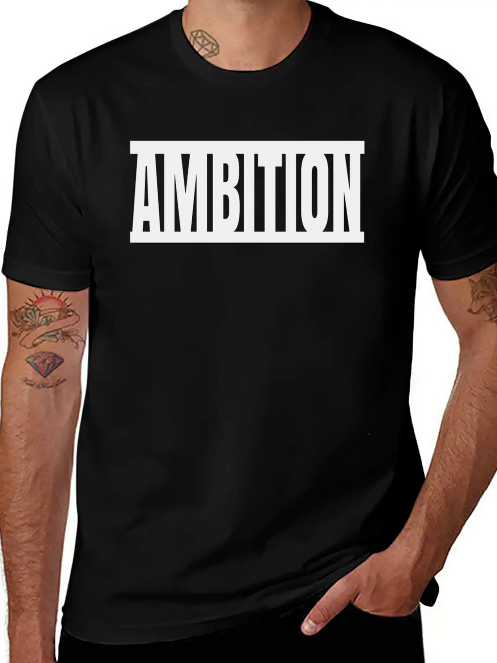 Ambition Breathable Soft Cotton T-Shirt – Timeless Casual Look