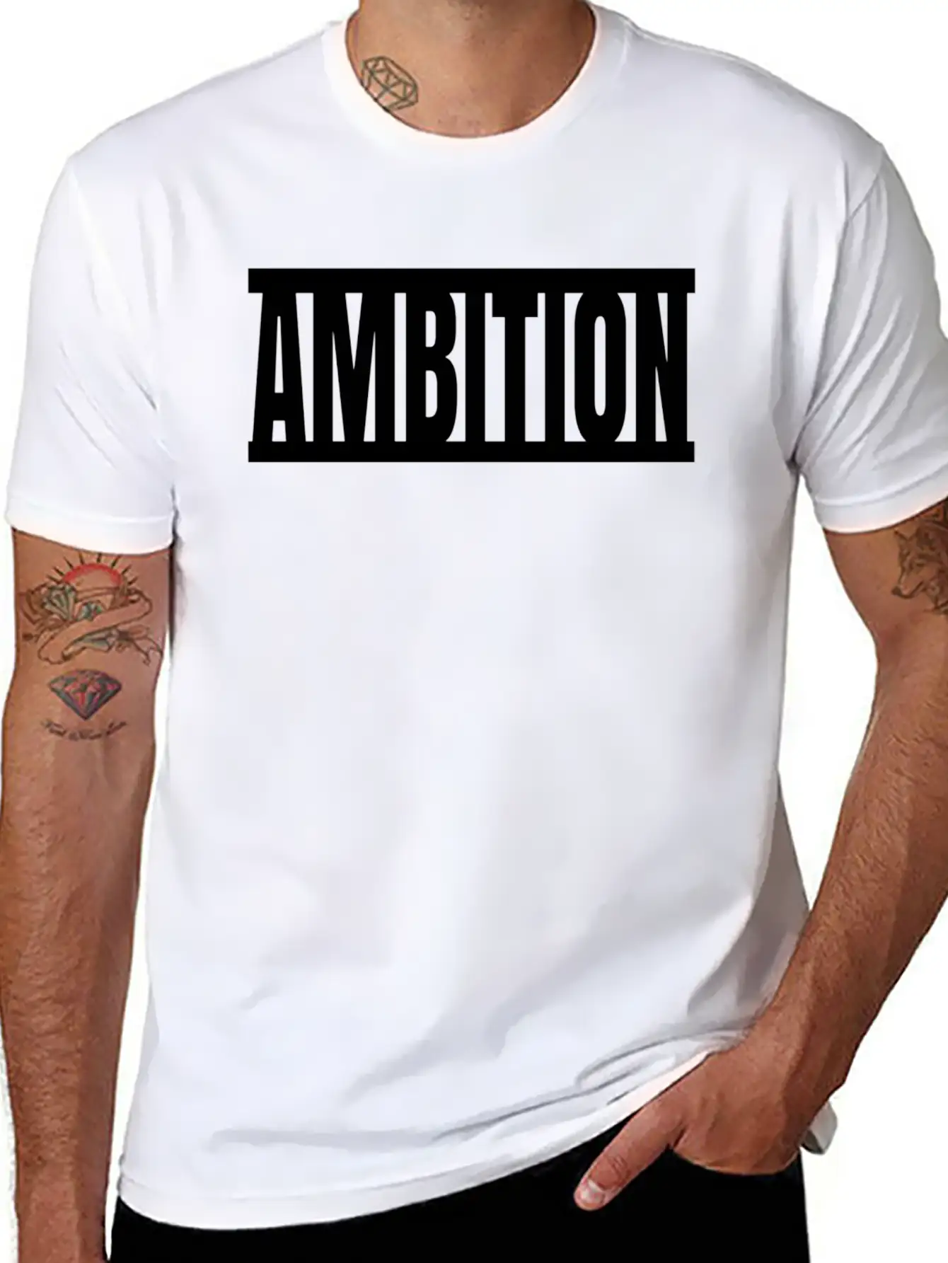 Ambition Breathable Soft Cotton T-Shirt – Timeless Casual Look