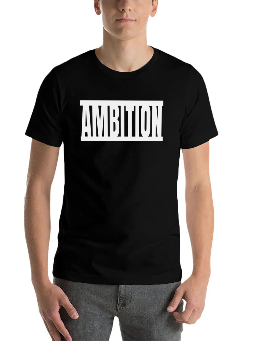 Ambition Breathable Soft Cotton T-Shirt – Timeless Casual Look