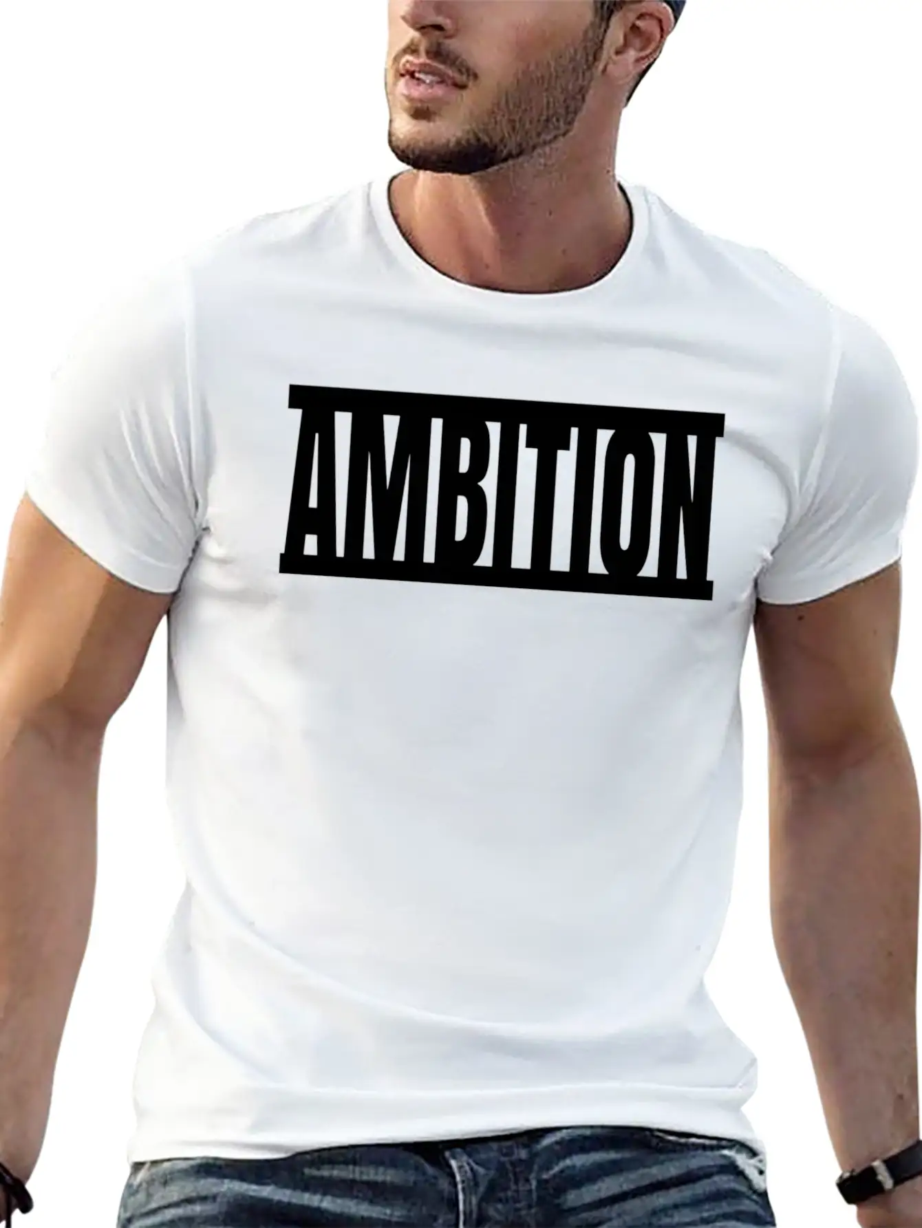 Ambition Breathable Soft Cotton T-Shirt – Timeless Casual Look