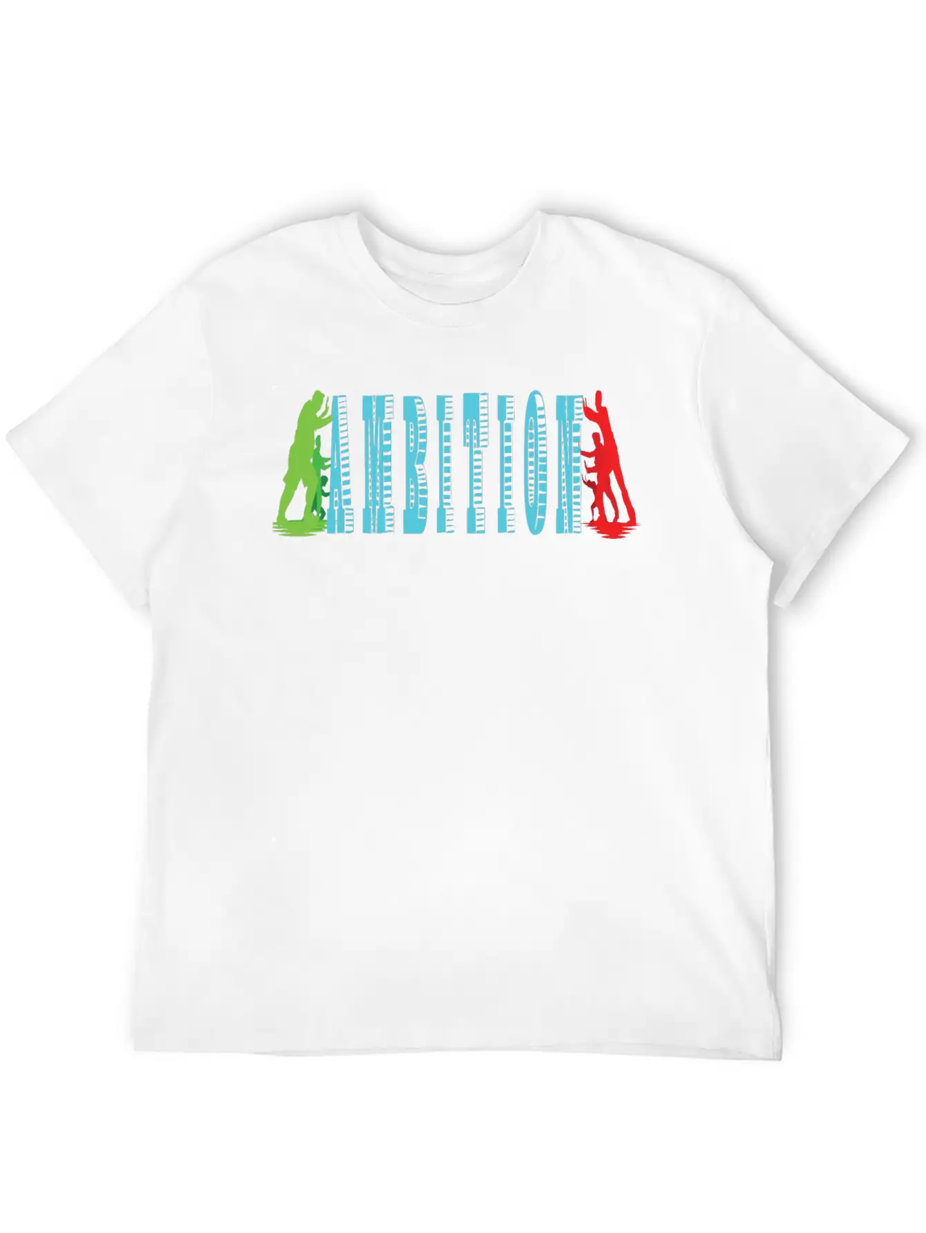 Ambition Classic Fit Graphic Tee For Daily Comfort – Unisex Cotton Shirt