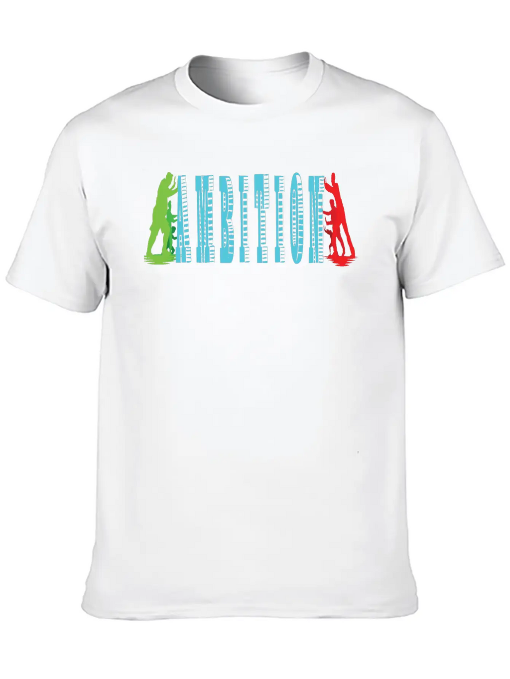 Ambition Classic Fit Graphic Tee For Daily Comfort – Unisex Cotton Shirt