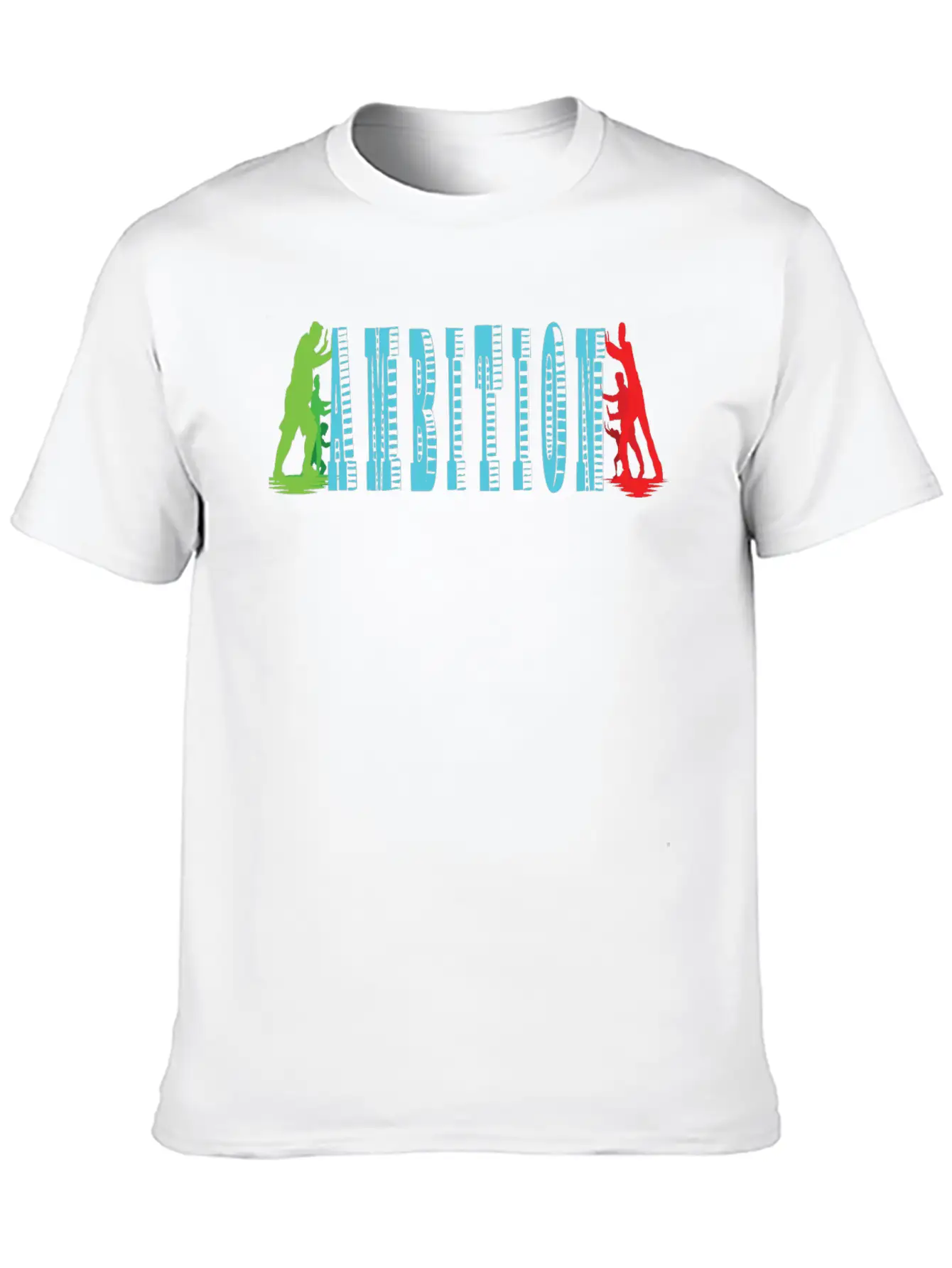 Ambition Classic Fit Graphic Tee For Daily Comfort – Unisex Cotton Shirt