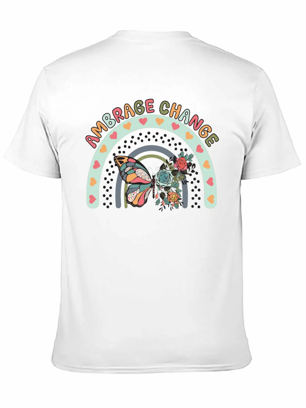 Ambrage Change Unisex Casual T-Shirt – Clean Design For Daily Comfort