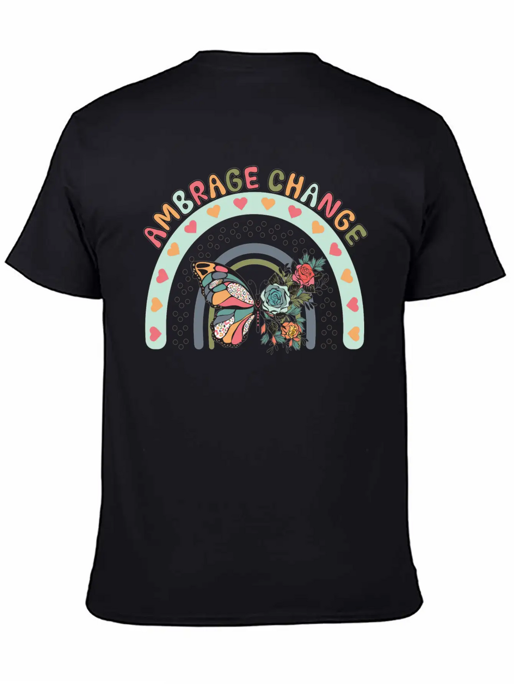 Ambrage Change Unisex Casual T-Shirt – Clean Design For Daily Comfort