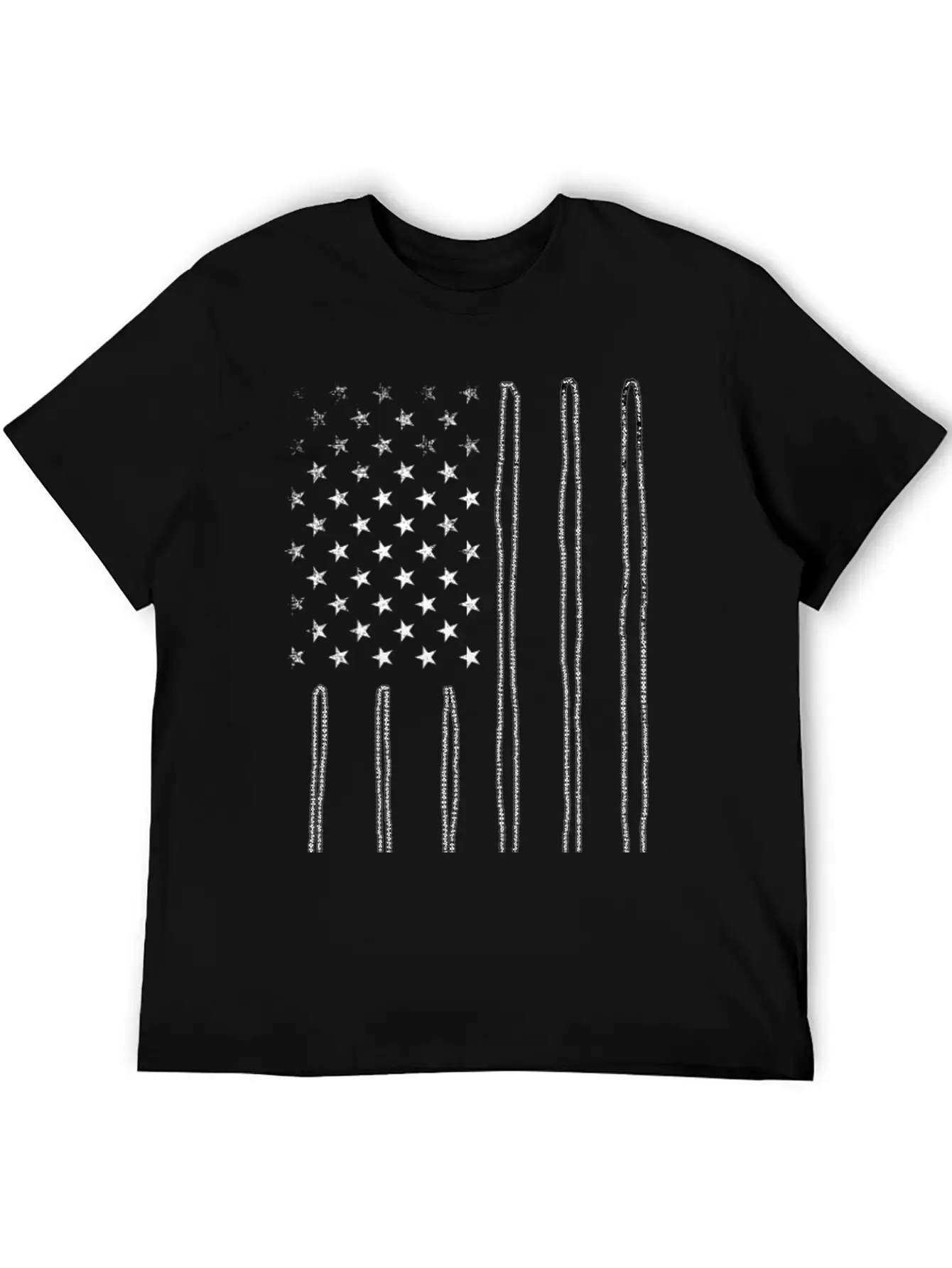 America Flag Dog Tag Unisex Short Sleeve Soft Cotton T-Shirt – Casual Everyday Wear