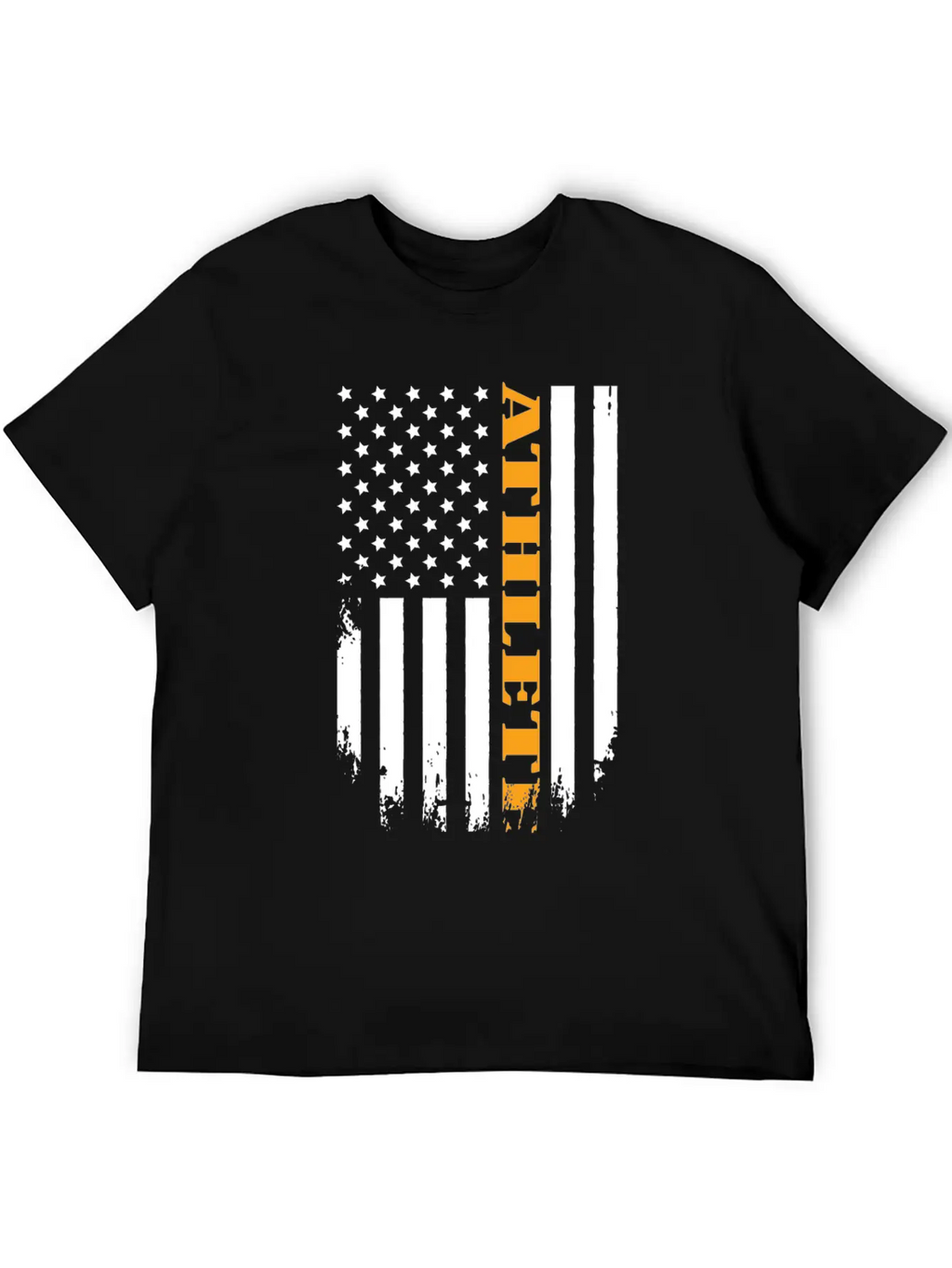 American Athlete Proud Of My Country Casual Graphic T-Shirt – Simple And Comfortable Daily Wear