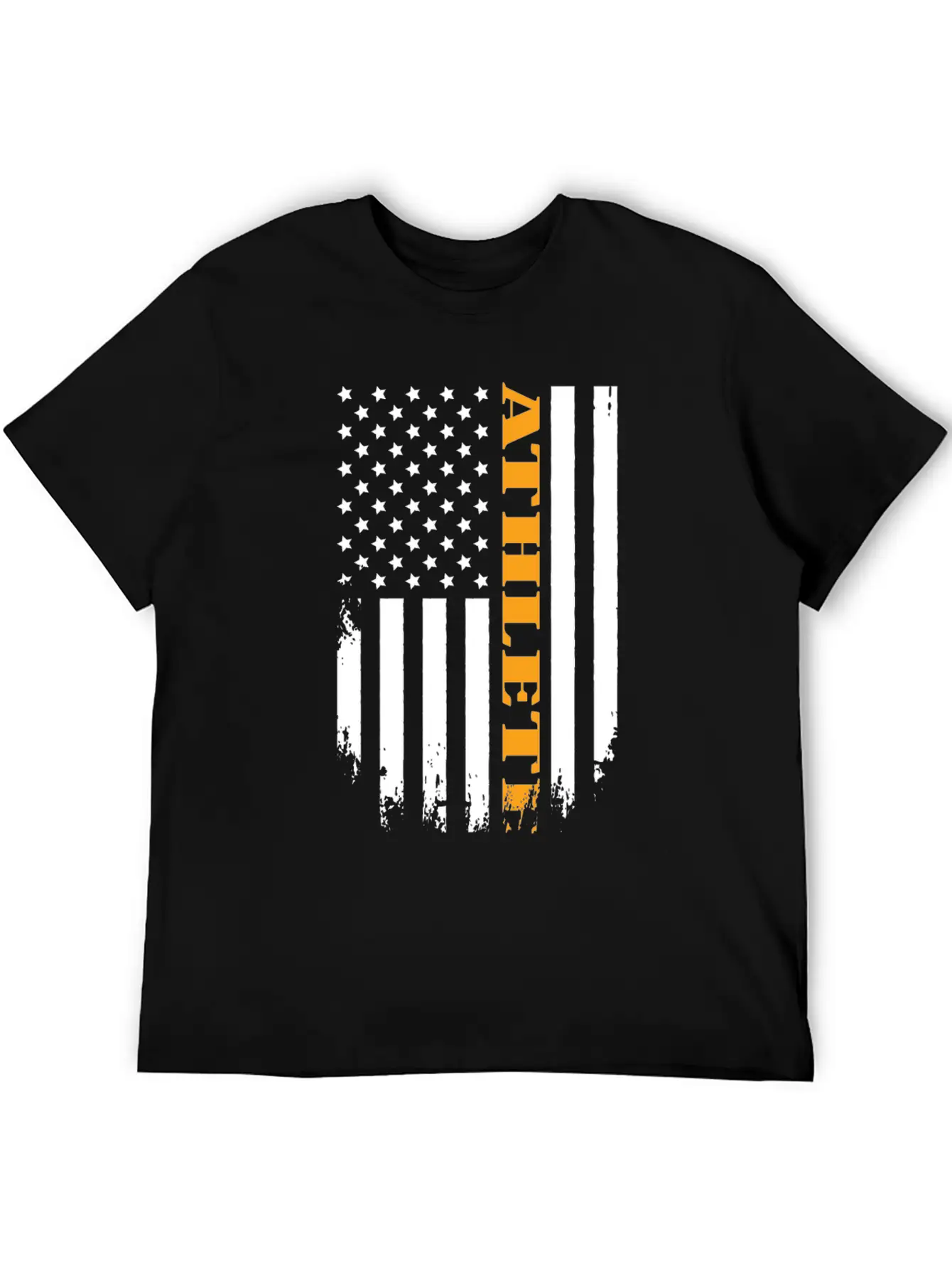 American Athlete Proud Of My Country Casual Graphic T-Shirt – Simple And Comfortable Daily Wear