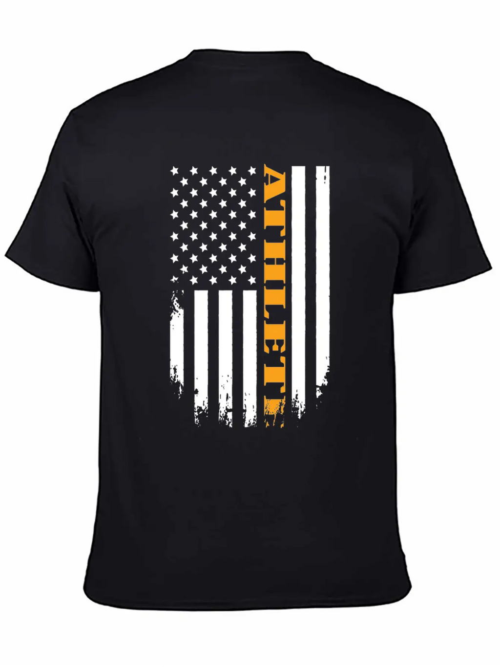 American Athlete Proud Of My Country Casual Graphic T-Shirt – Simple And Comfortable Daily Wear