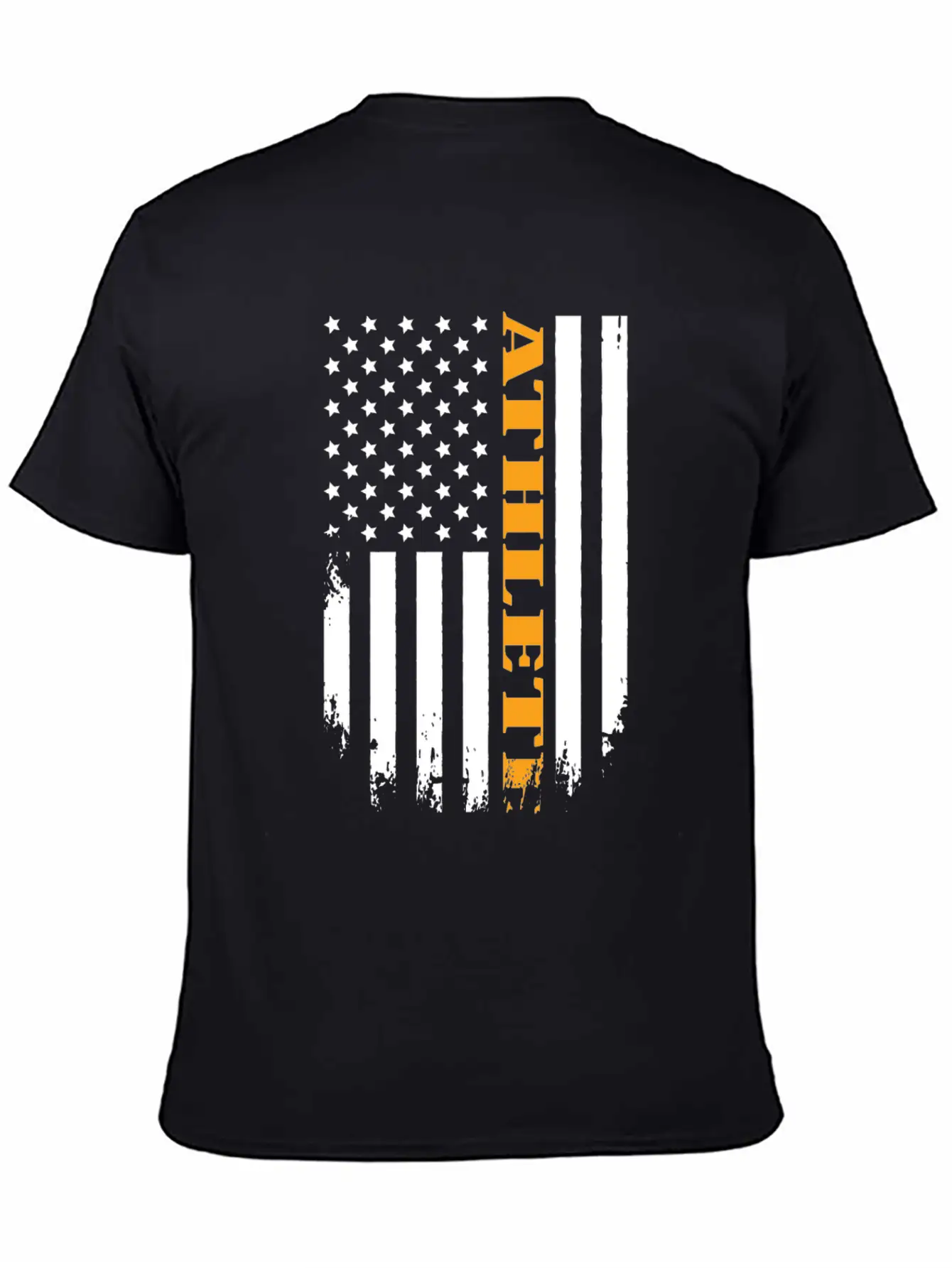 American Athlete Proud Of My Country Casual Graphic T-Shirt – Simple And Comfortable Daily Wear