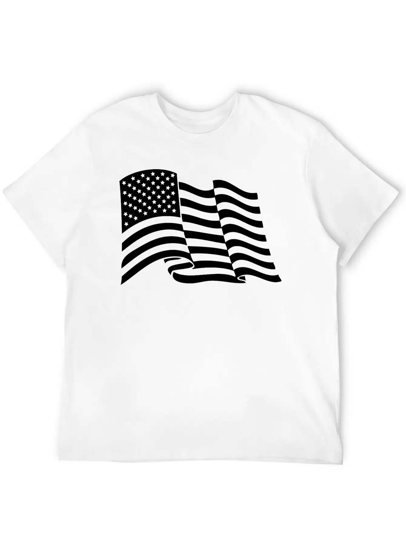 American Flag Tactical Subdued Unisex Casual T-Shirt – Clean Design For Daily Comfort