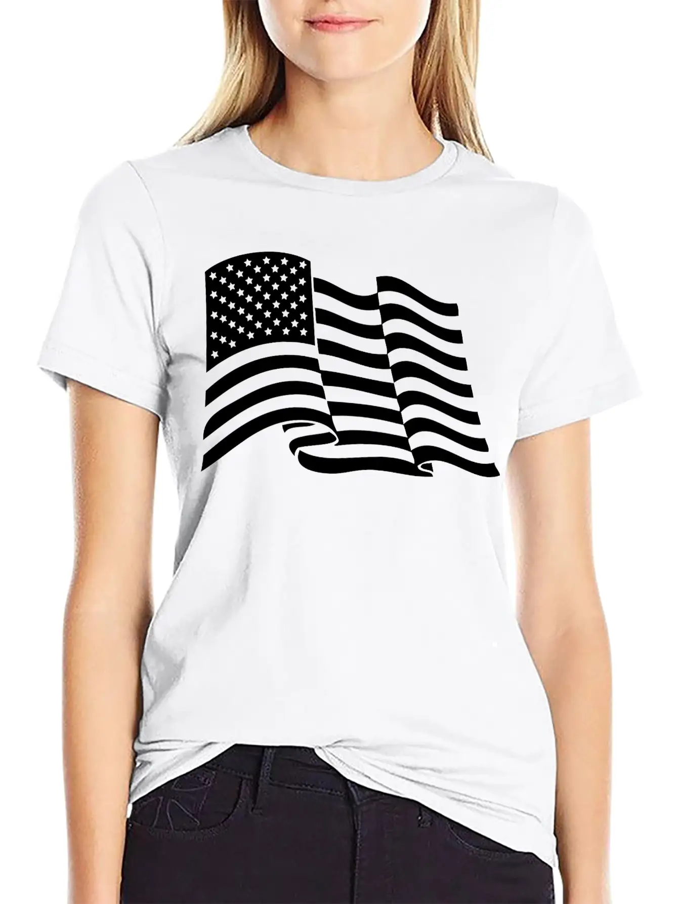 American Flag Tactical Subdued Unisex Casual T-Shirt – Clean Design For Daily Comfort