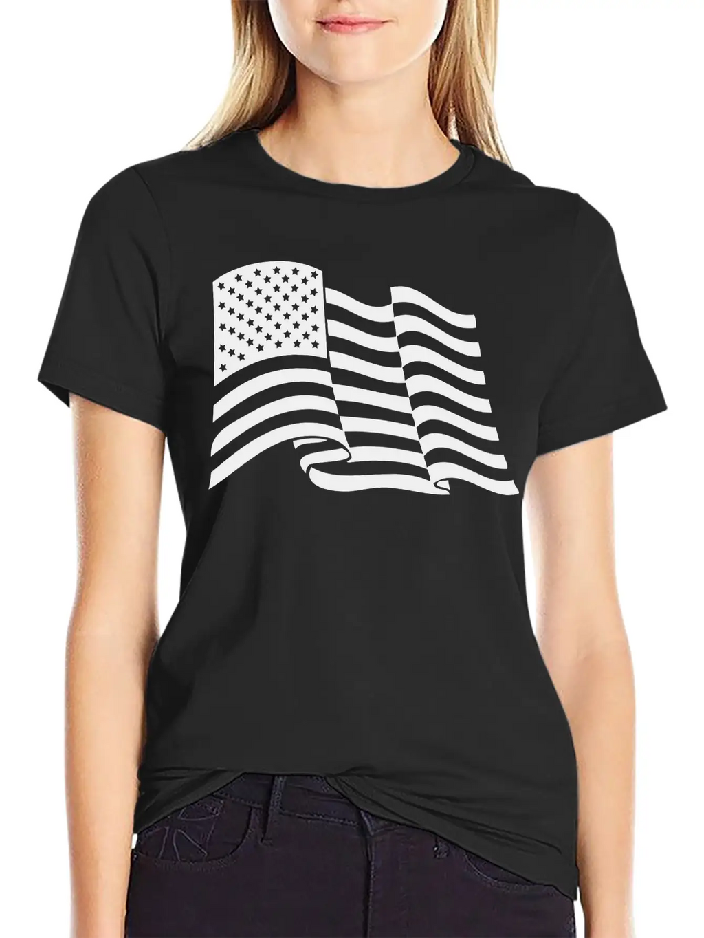 American Flag Tactical Subdued Unisex Casual T-Shirt – Clean Design For Daily Comfort
