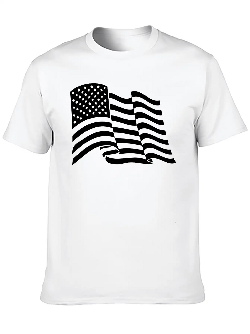 American Flag Tactical Subdued Unisex Casual T-Shirt – Clean Design For Daily Comfort