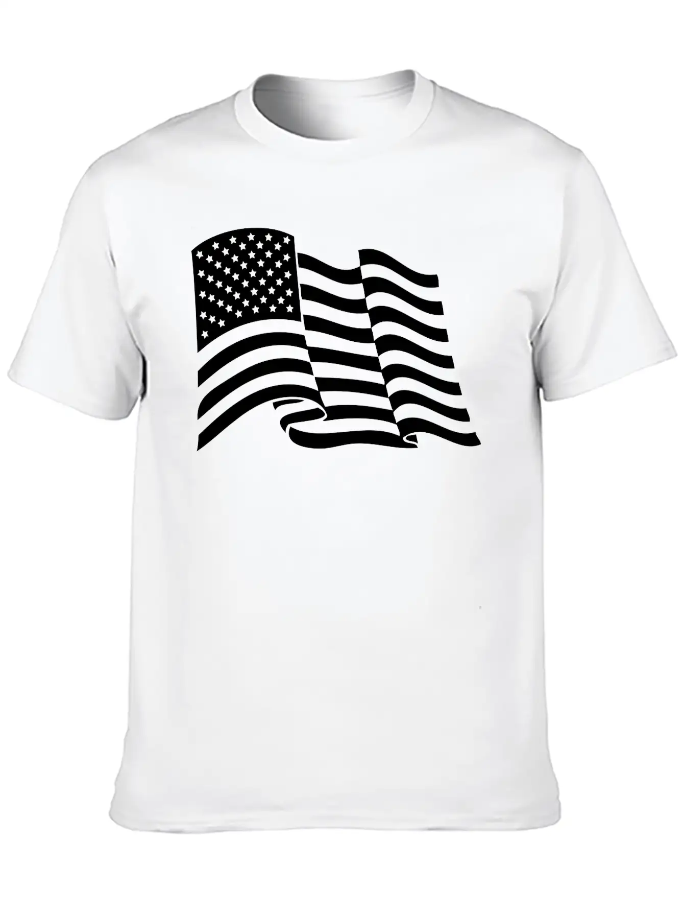 American Flag Tactical Subdued Unisex Casual T-Shirt – Clean Design For Daily Comfort