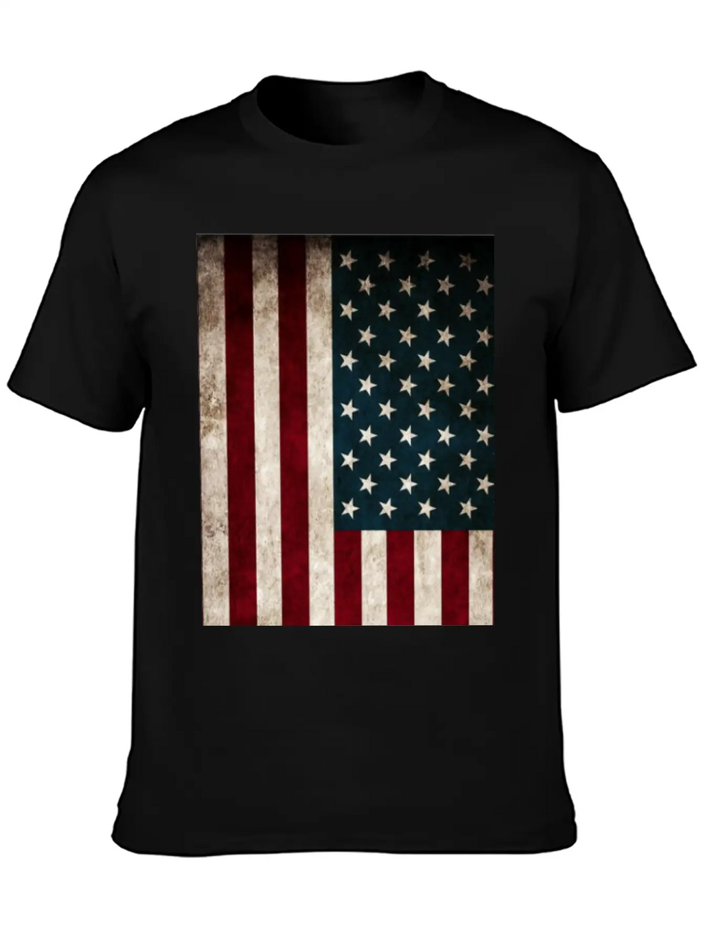 American Flag Unisex Casual T-Shirt – Clean Design For Daily Comfort