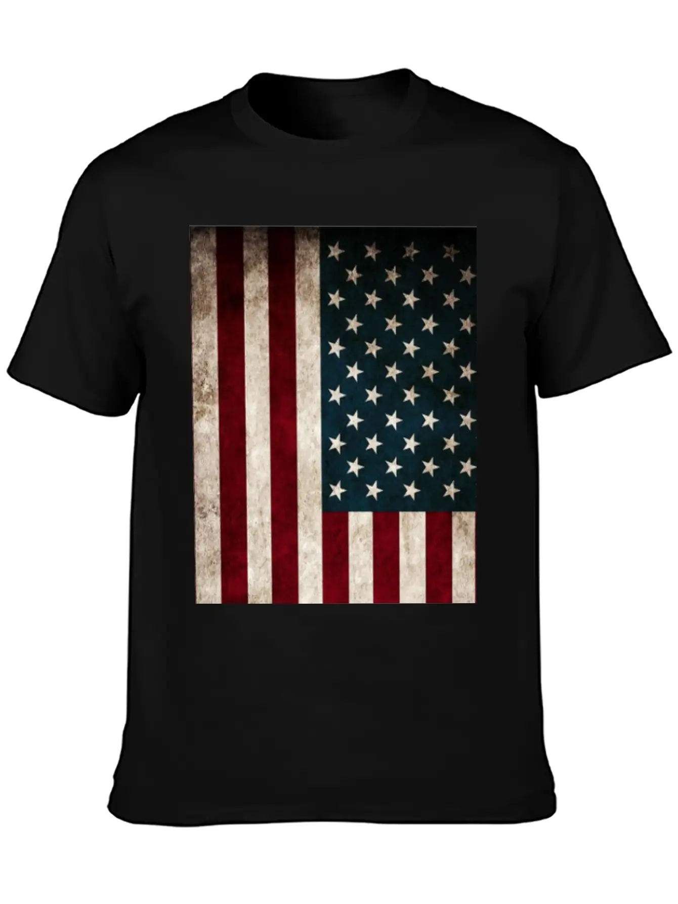 American Flag Unisex Casual T-Shirt – Clean Design For Daily Comfort