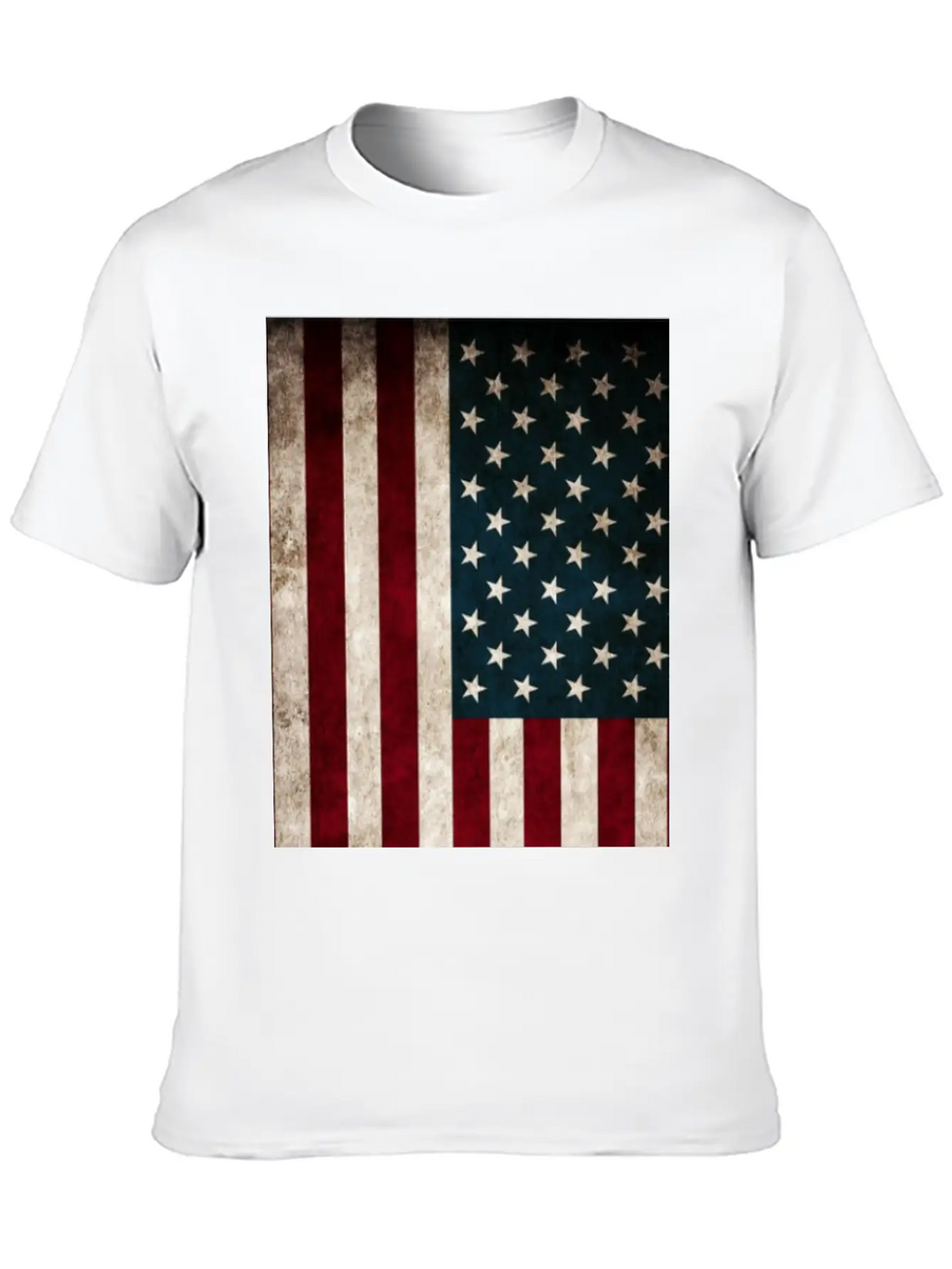American Flag Unisex Casual T-Shirt – Clean Design For Daily Comfort