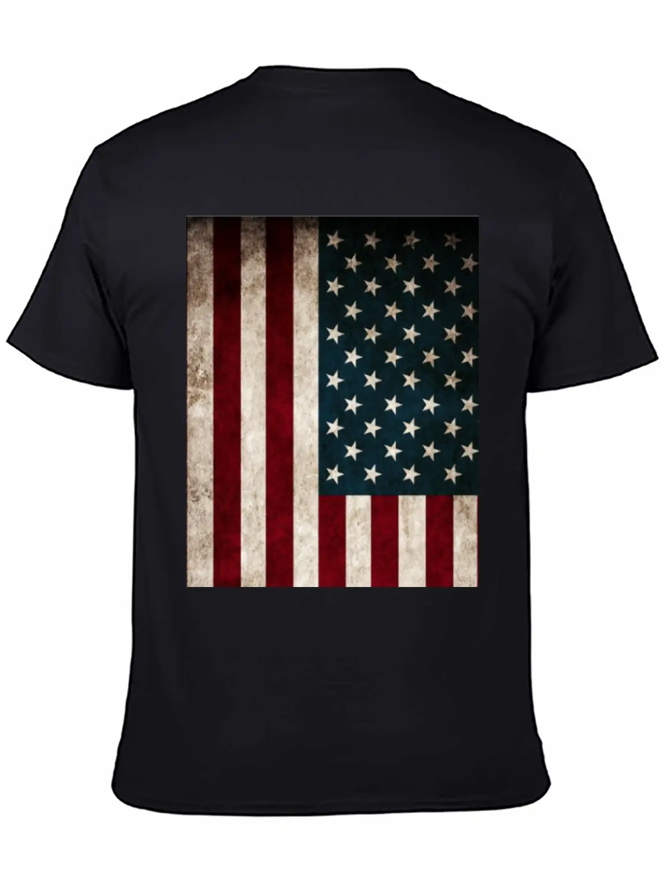 American Flag Unisex Casual T-Shirt – Clean Design For Daily Comfort