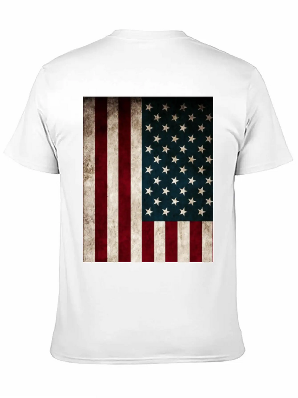American Flag Unisex Casual T-Shirt – Clean Design For Daily Comfort