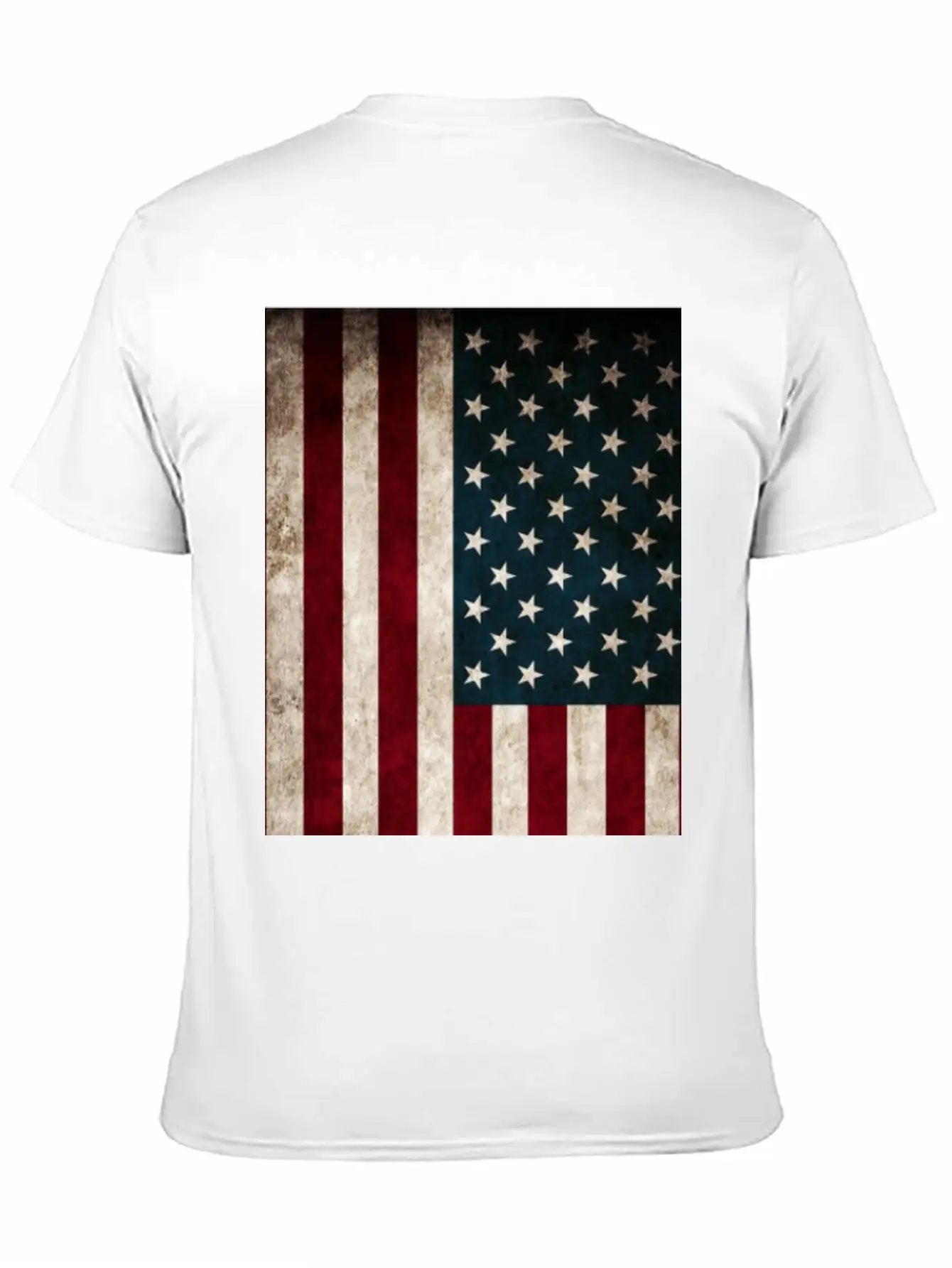 American Flag Unisex Casual T-Shirt – Clean Design For Daily Comfort