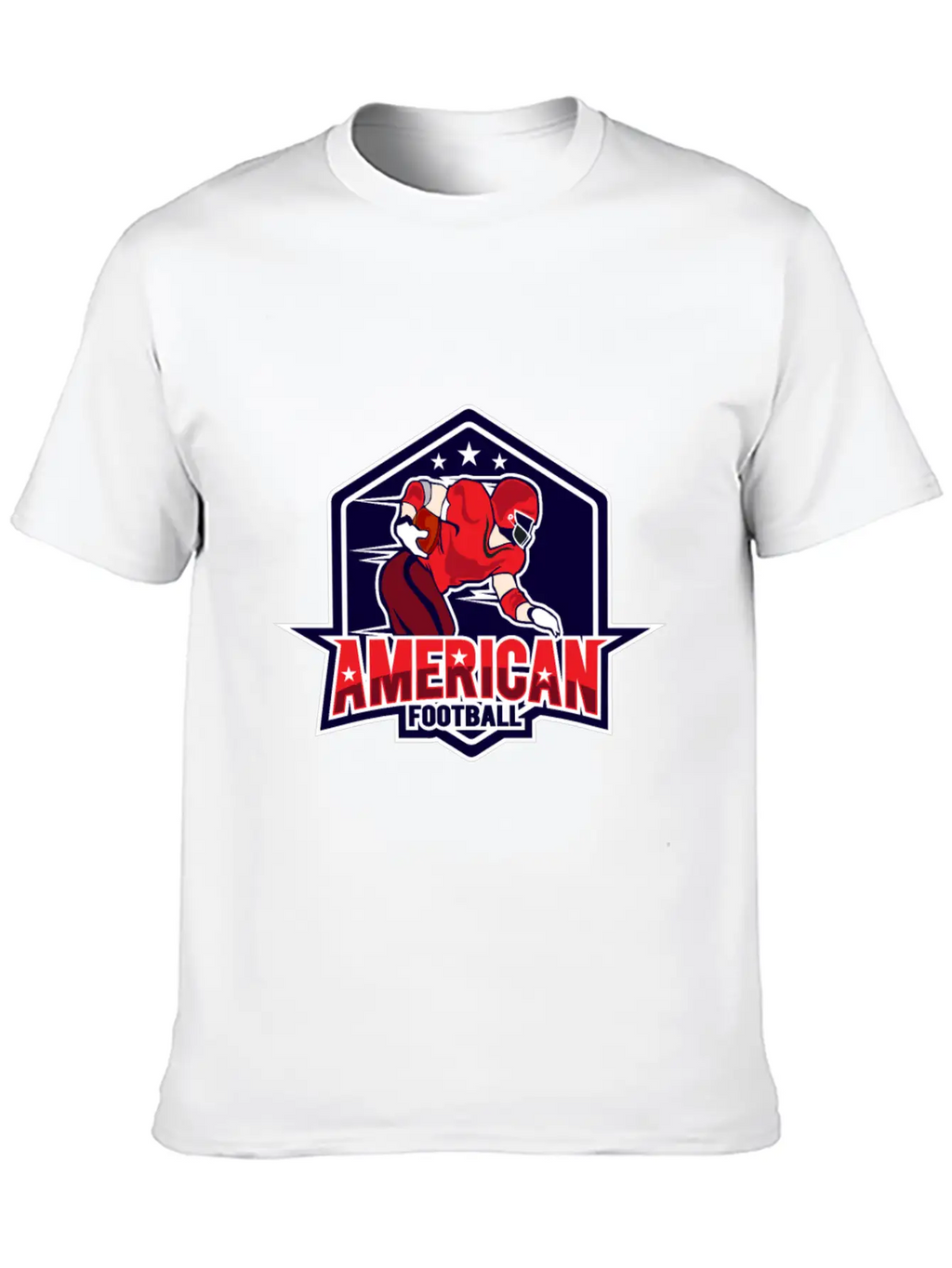 AMERICAN FOOTBAL Essential Cotton Tee For Daily Outfits – Unisex Style