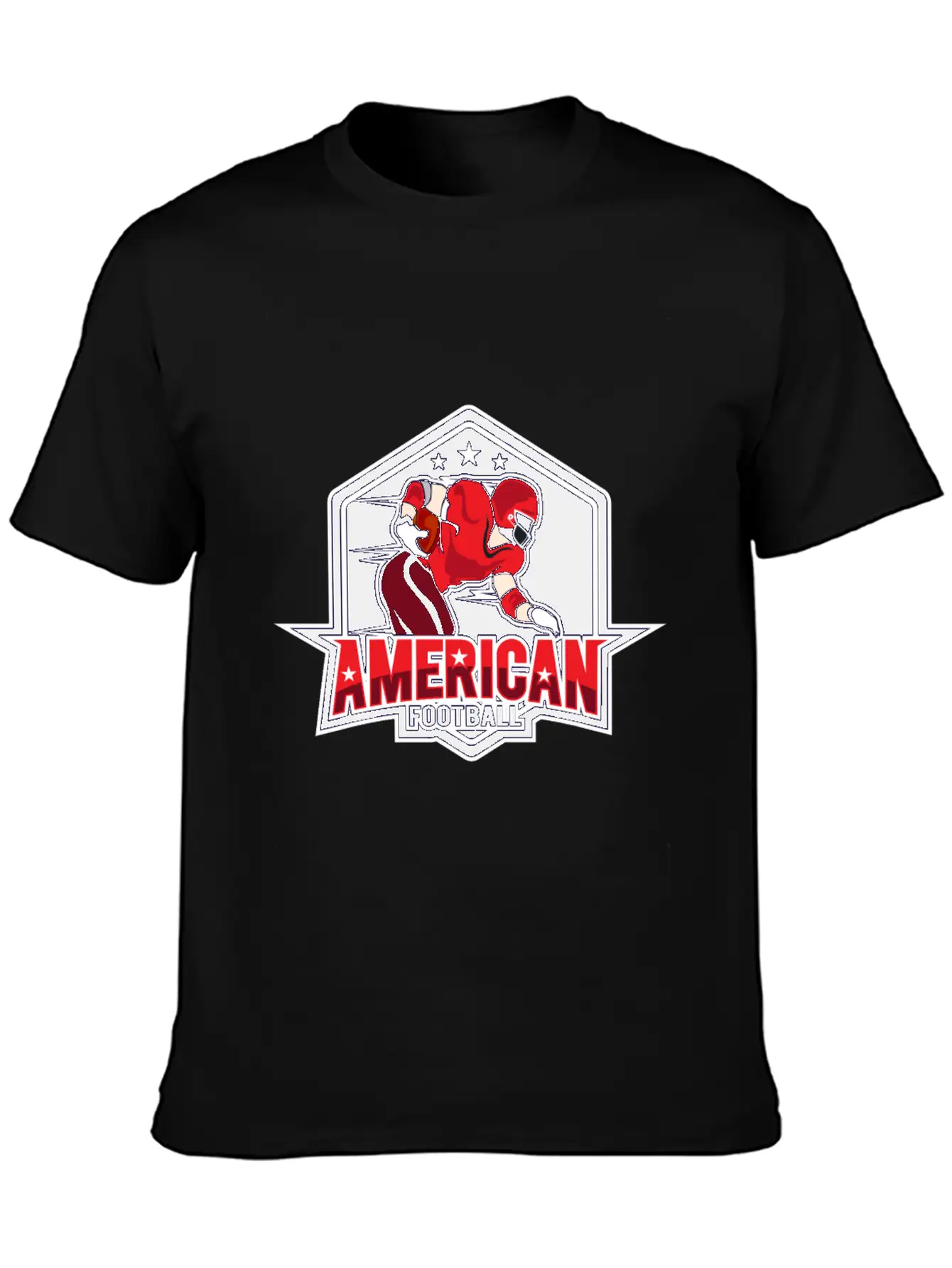 AMERICAN FOOTBAL Essential Cotton Tee For Daily Outfits – Unisex Style