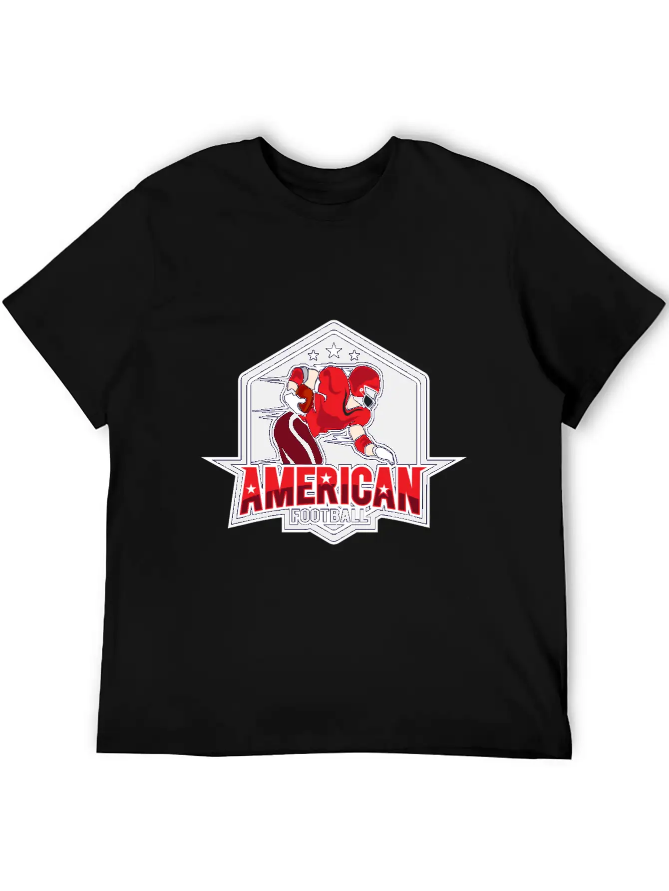 AMERICAN FOOTBAL Essential Cotton Tee For Daily Outfits – Unisex Style