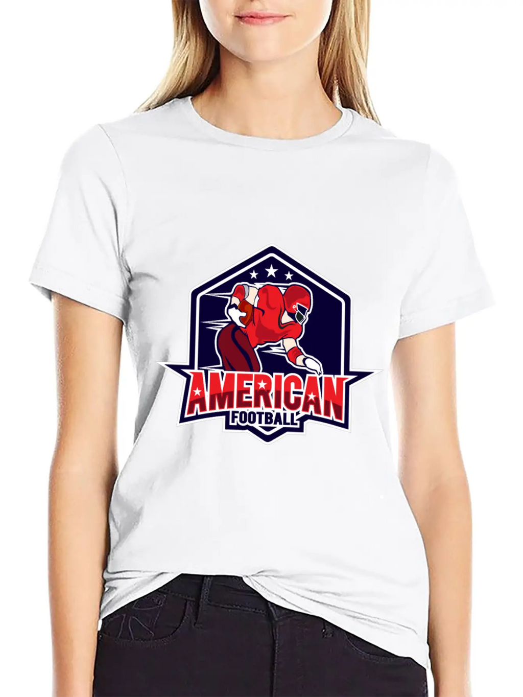 AMERICAN FOOTBAL Essential Cotton Tee For Daily Outfits – Unisex Style