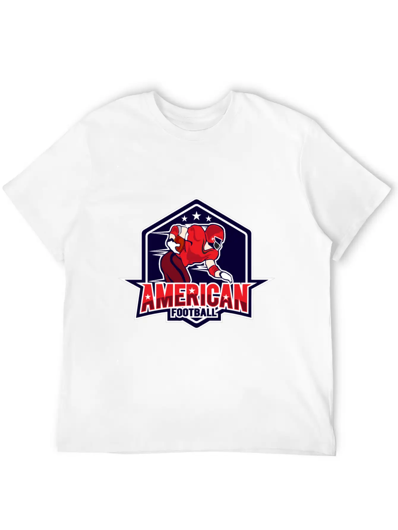 AMERICAN FOOTBAL Essential Cotton Tee For Daily Outfits – Unisex Style