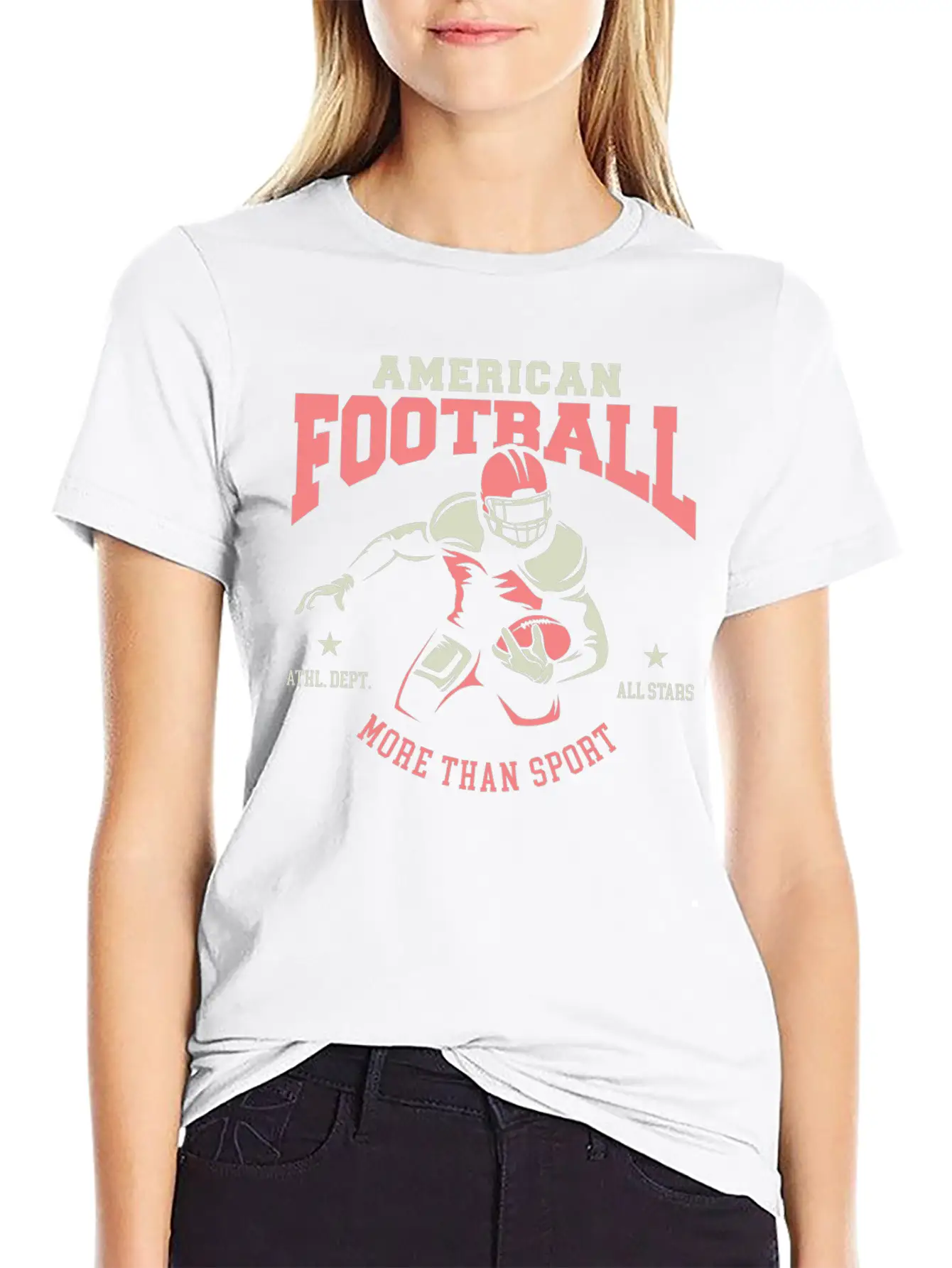 American Football All Stars Unisex Casual T-Shirt – Clean Design For Daily Comfort