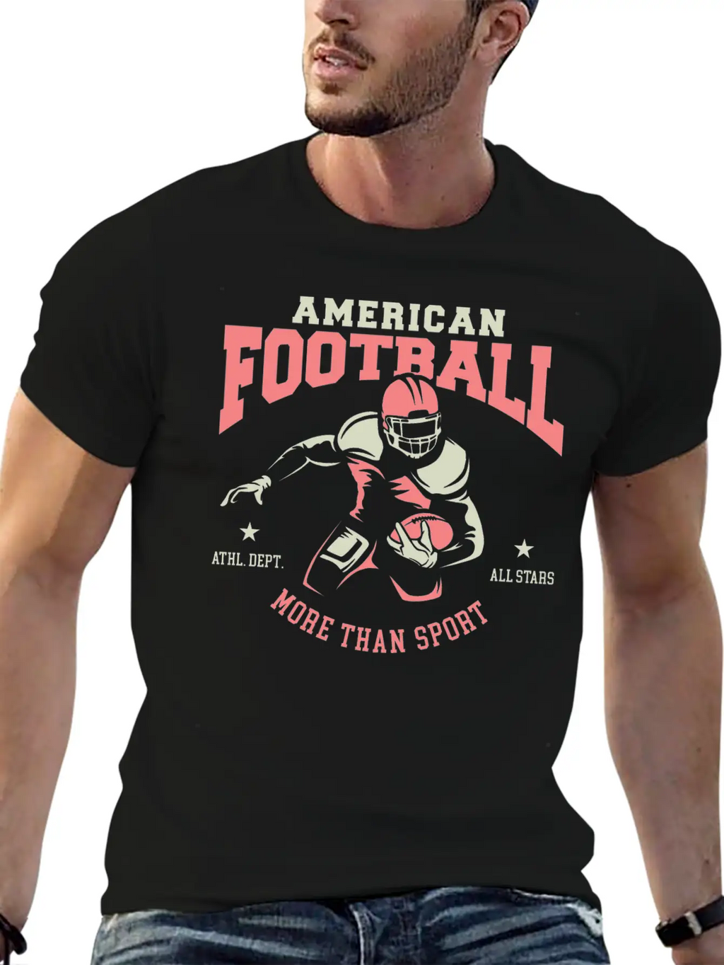 American Football All Stars Unisex Casual T-Shirt – Clean Design For Daily Comfort