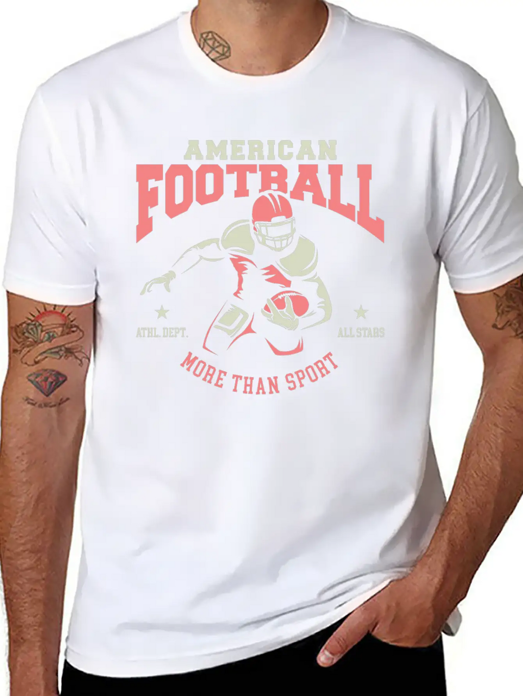 American Football All Stars Unisex Casual T-Shirt – Clean Design For Daily Comfort