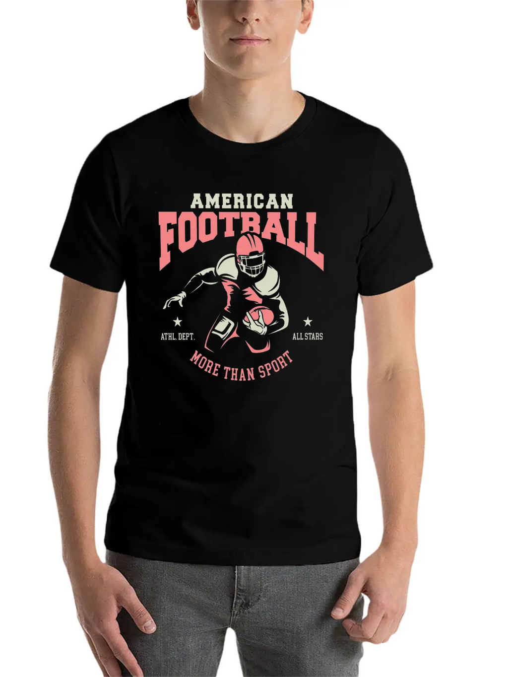 American Football All Stars Unisex Casual T-Shirt – Clean Design For Daily Comfort