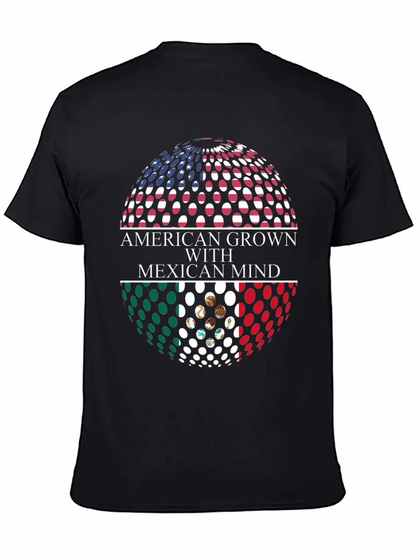 American Grown With Mexican Mind Unisex Casual T-Shirt – Clean Design For Daily Comfort