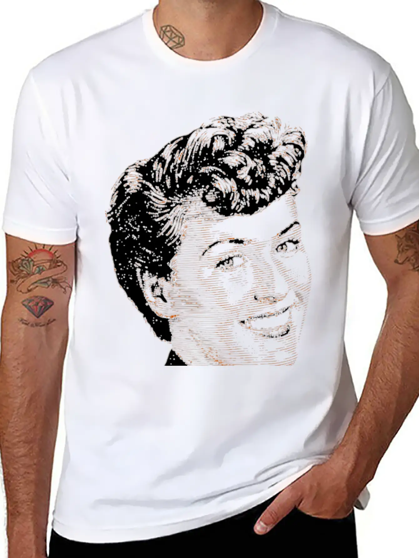 American Woman Vintage Breathable Soft Cotton T-Shirt – Timeless Casual Look