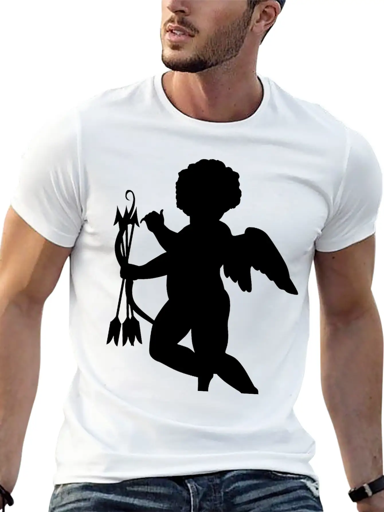 Amor Classic Fit Graphic Tee For Daily Comfort – Unisex Cotton Shirt