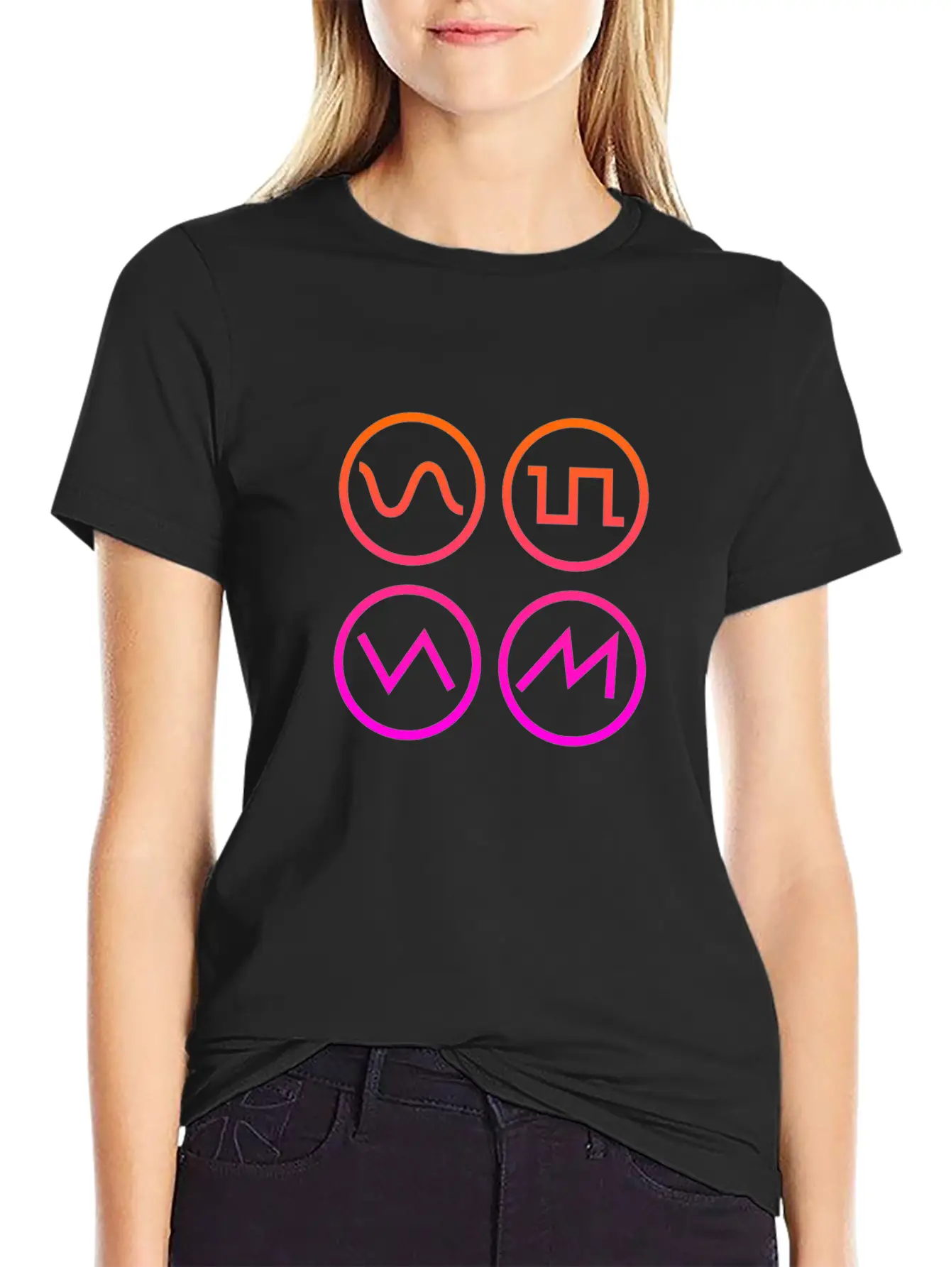 Analog Audiophile Waveform Synthesizer Breathable Soft Cotton T-Shirt – Timeless Casual Look