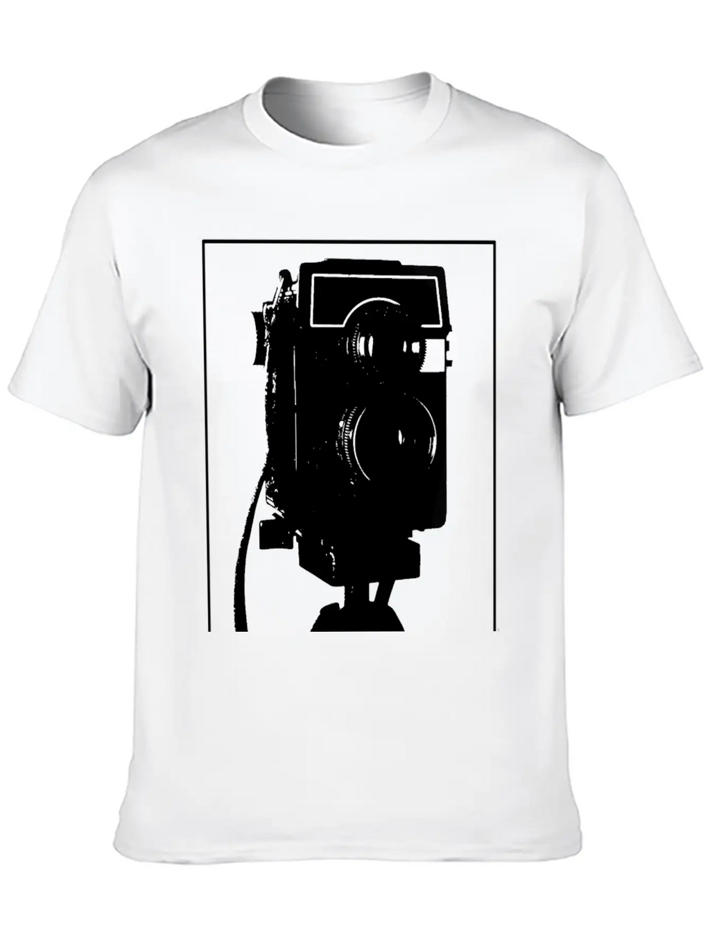 Analogue Camera On Tripod Unisex Casual T-Shirt – Clean Design For Daily Comfort