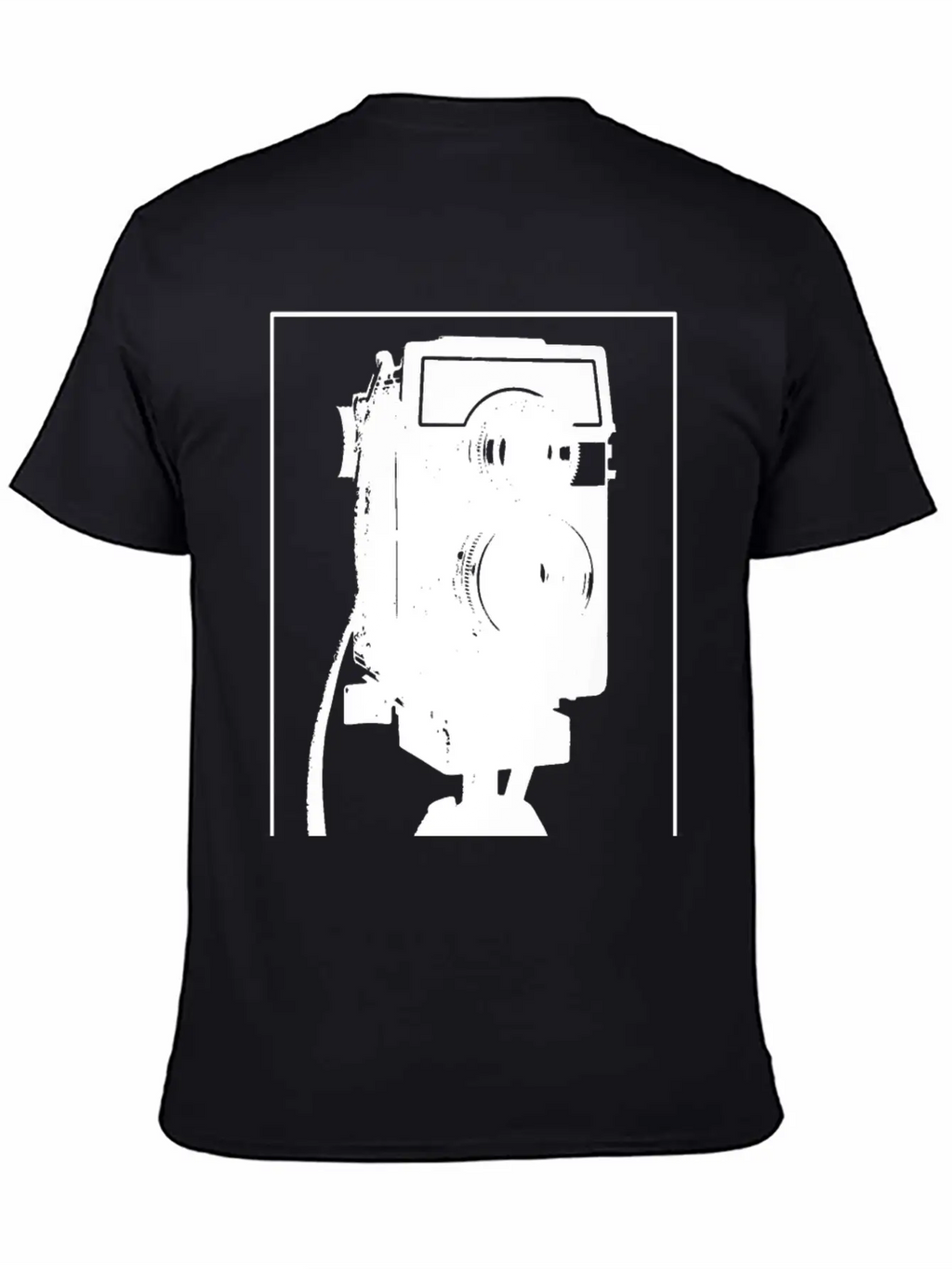 Analogue Camera On Tripod Unisex Casual T-Shirt – Clean Design For Daily Comfort