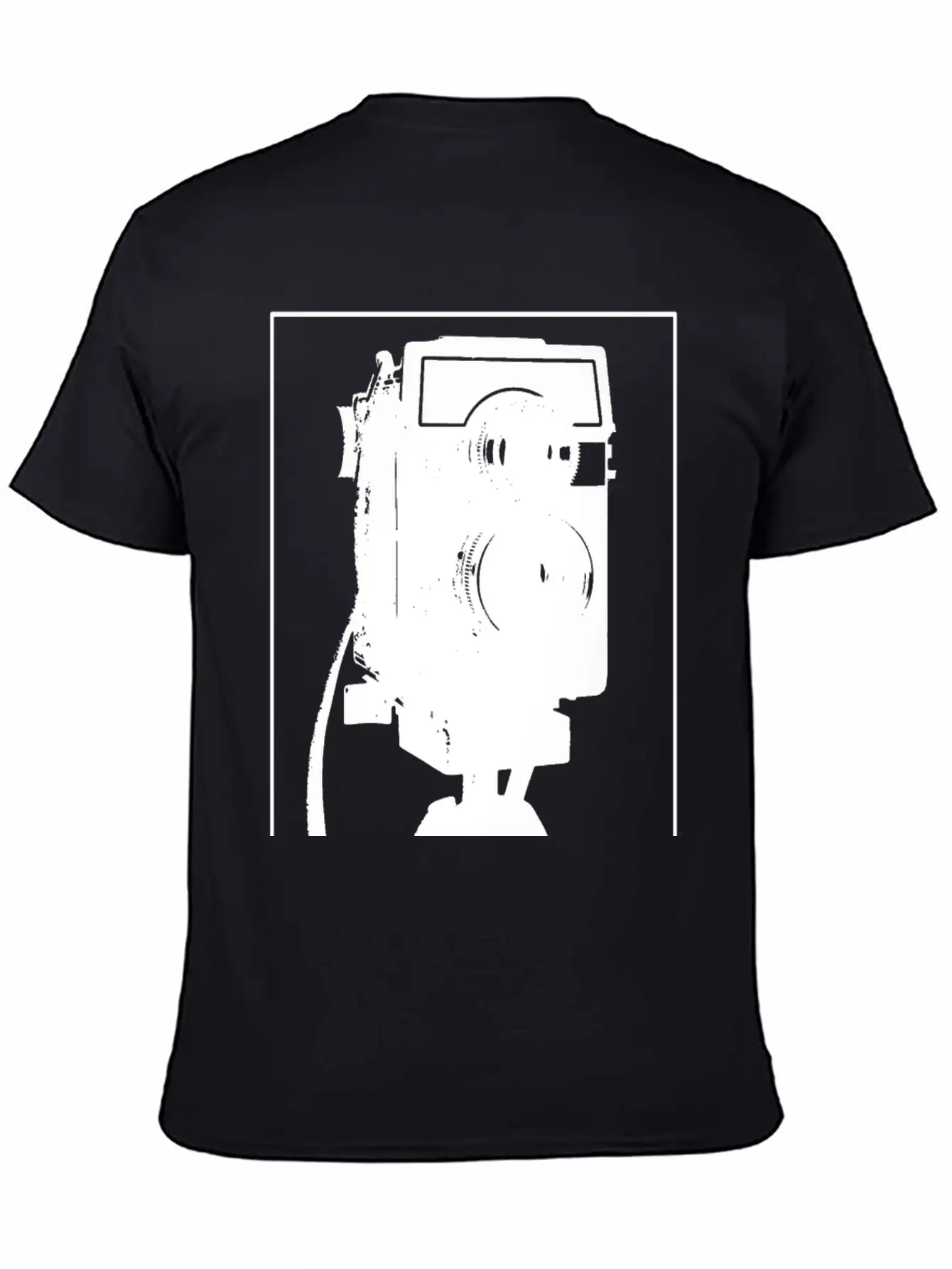 Analogue Camera On Tripod Unisex Casual T-Shirt – Clean Design For Daily Comfort