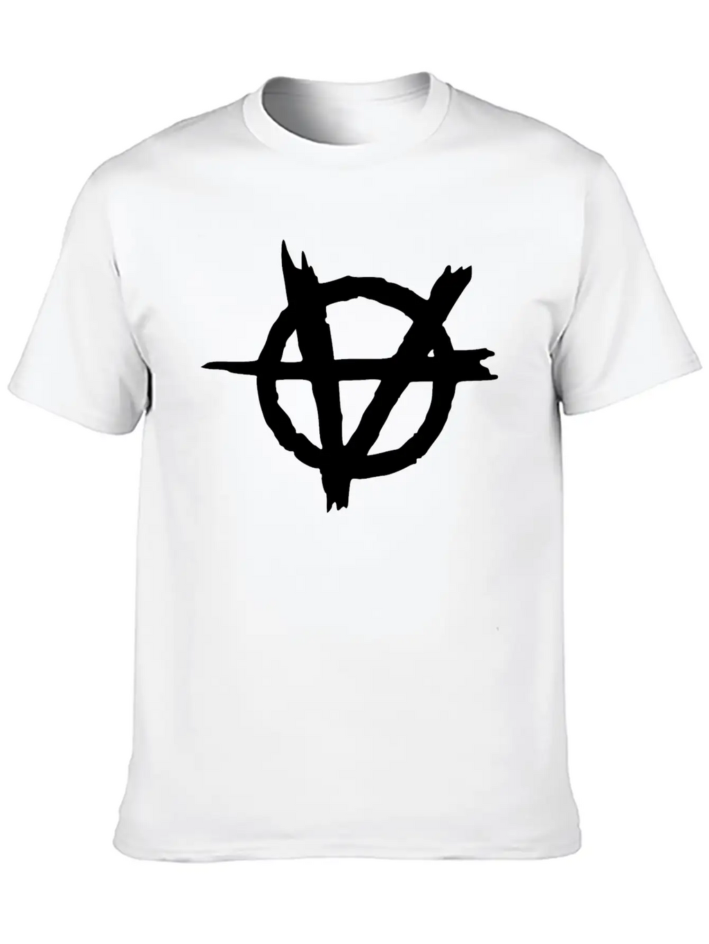 ANARCHY GOTHIC LOGO Unisex Short Sleeve Soft Cotton T-Shirt – Casual Everyday Wear